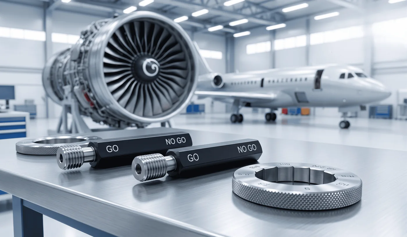 Accusize gauges for aerospace precision components