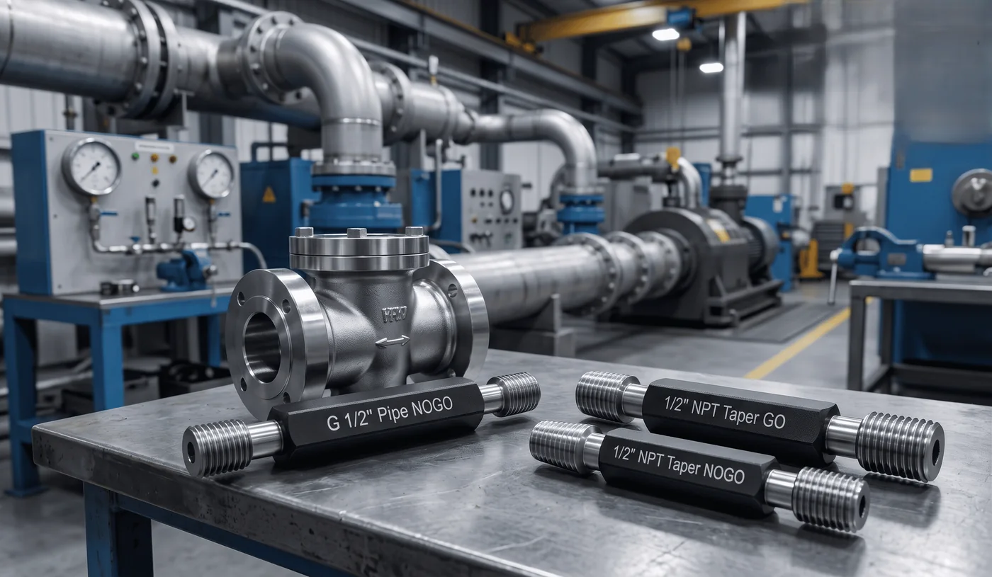 Pumps and valves precision gauging