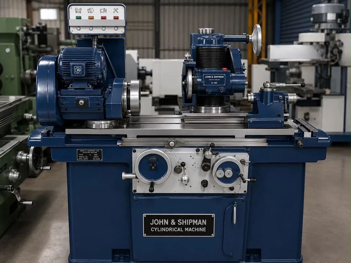 John and Shipman cylindrical grinding machine