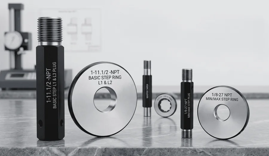 NPT taper thread plug gauge